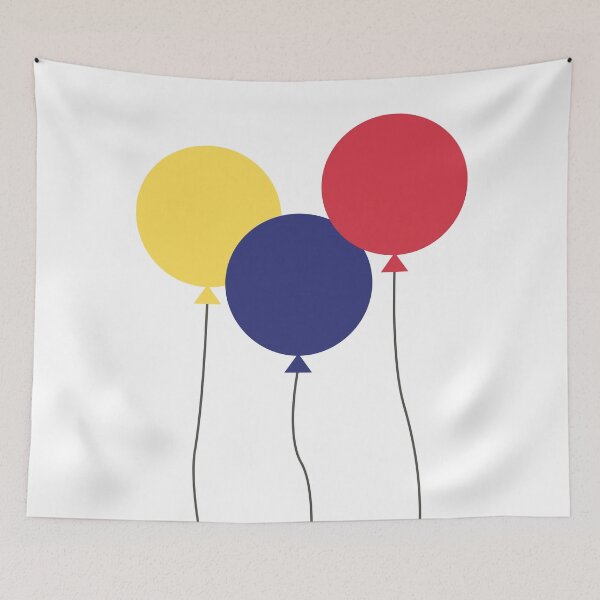 Item preview, Three colourful balloons designed and sold by rheyes.
