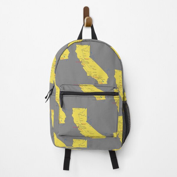 Item preview, California Dreamin' Map: Golden State City & River Design designed and sold by mashmosh.