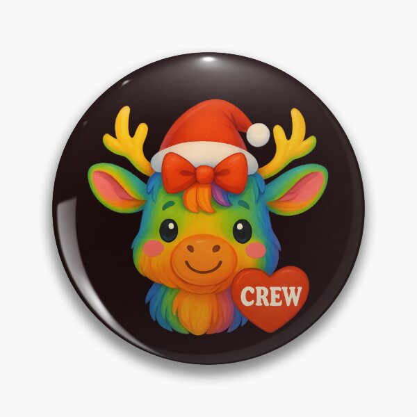 Item preview, Rainbow Reindeer Crew – Cute Christmas Deer Design designed and sold by ArtSpark Studio.