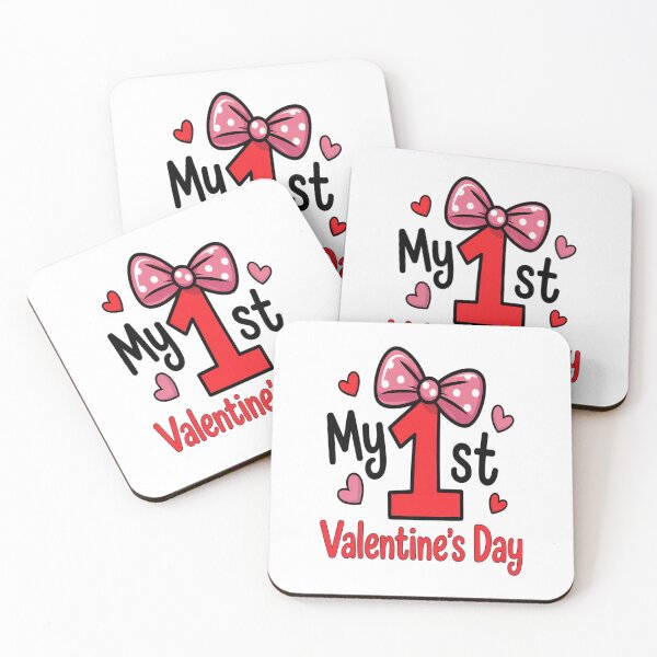 Item preview, My 1st Valentines Day Pink First Valentine's Day designed and sold by Moxizz.