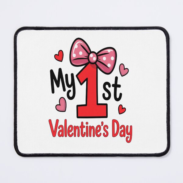 Item preview, My 1st Valentines Day Pink First Valentine's Day designed and sold by Moxizz.