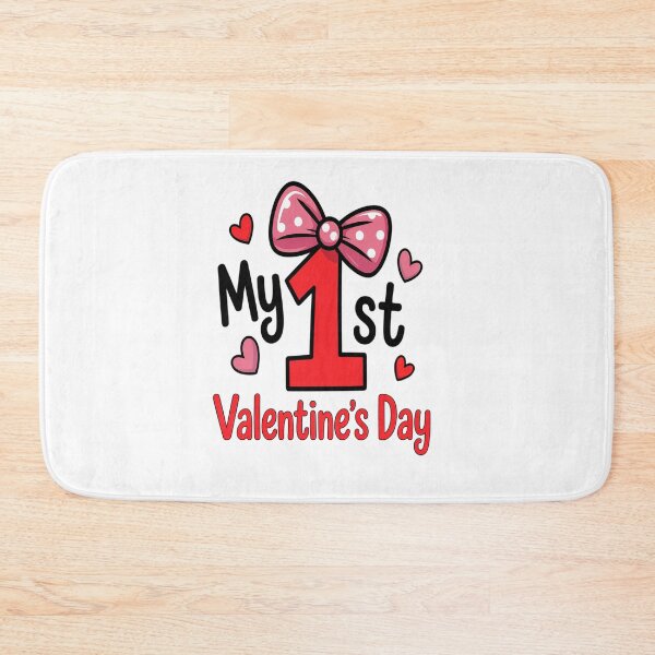 Item preview, My 1st Valentines Day Pink First Valentine's Day designed and sold by Moxizz.
