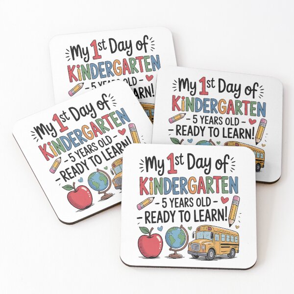 Item preview, My 1st Day of KINDERGARTEN  YEARS OLD READY TO LEARN designed and sold by Moxizz.