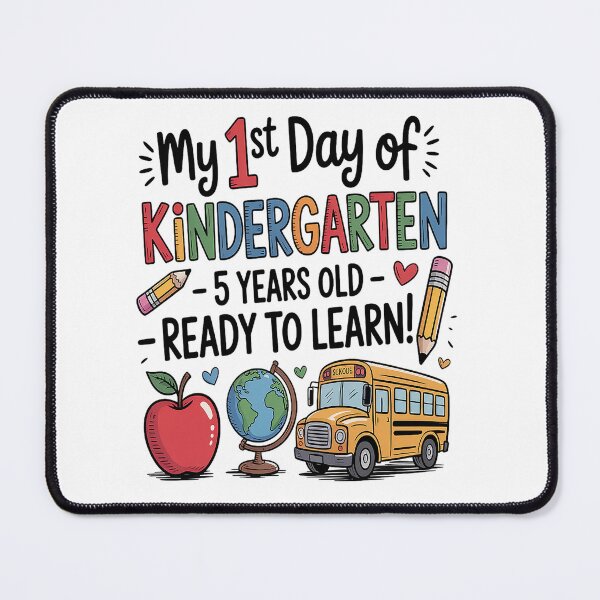 Item preview, My 1st Day of KINDERGARTEN YEARS OLD READY TO LEARN designed and sold by Moxizz.
