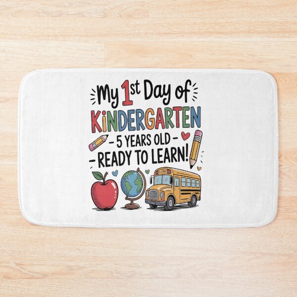 Item preview, My 1st Day of KINDERGARTEN  YEARS OLD READY TO LEARN designed and sold by Moxizz.