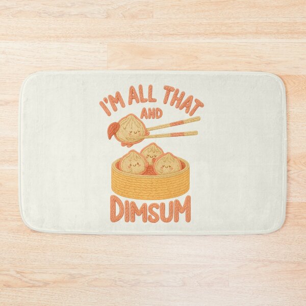 Item preview, I'm All That and Dimsum Funny Food Pun Faux Yarn Vintage designed and sold by SunfullyYours.