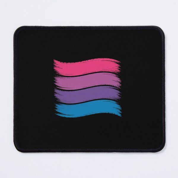 Item preview, Painted Bisexual Pride Flag Pink Purple Blue designed and sold by Moxizz.