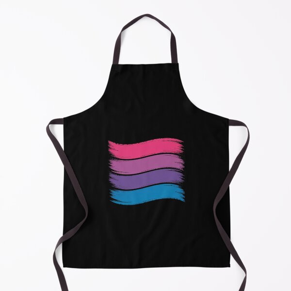 Item preview, Painted Bisexual Pride Flag Pink Purple Blue designed and sold by Moxizz.