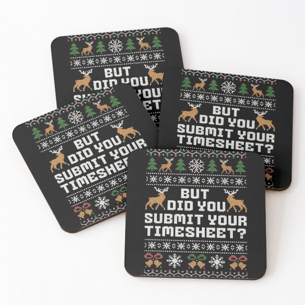 Item preview, But Did You Submit Your Timesheet Ugly Christmas Sweater Office designed and sold by NguboNorento.