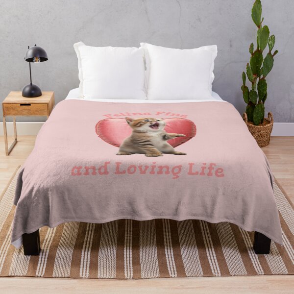 Item preview, Feline Fine and Loving Life baby cats. designed and sold by "Vibe & Style Merch".