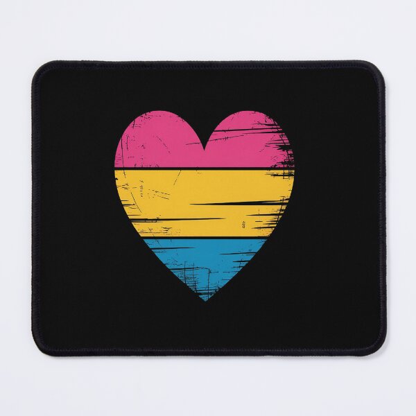 Item preview, Pansexual Pride Flag Heart Cute LGBT designed and sold by Moxizz.