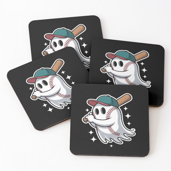 Item preview, Glow Swing Baseball Ghost Halloween Sports designed and sold by SnackPAC.