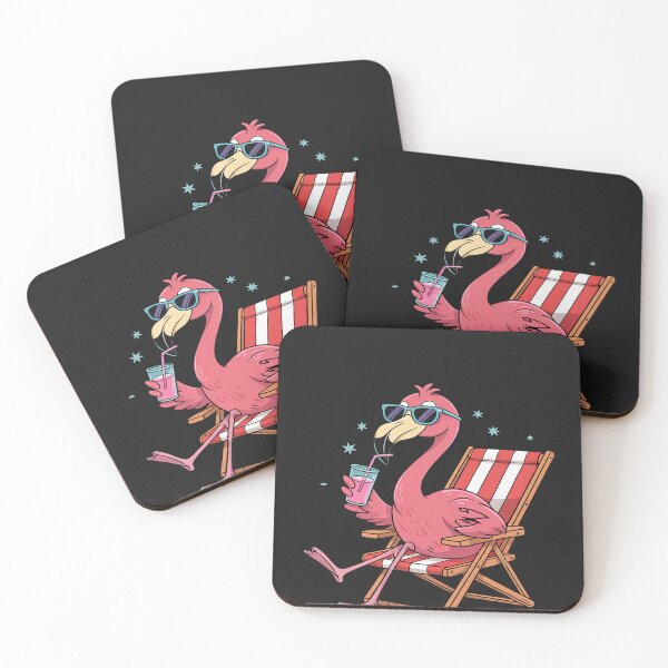 Item preview, Funny Cute Flamingo Cocktail Beach Love Gift Lover designed and sold by trinfhri.