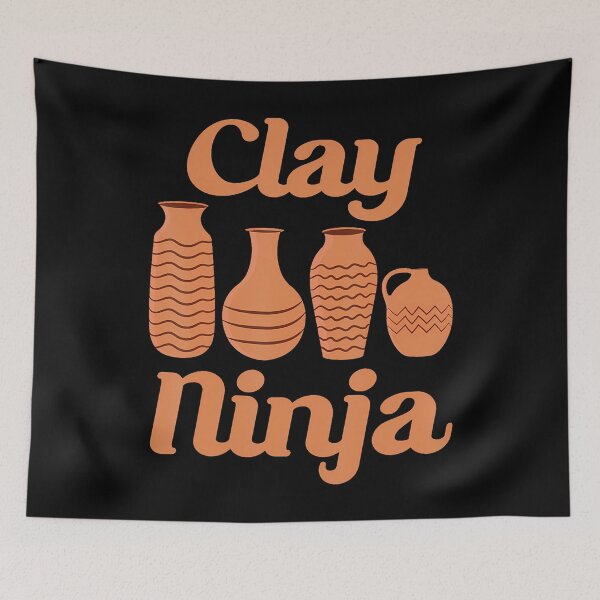 Item preview, Funny Pottery Clay Ninja Ceramic designed and sold by MarcellaTerri.