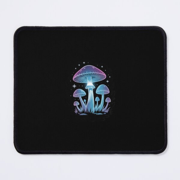 Item preview, Glowing Mushrooms Forest Night Scene designed and sold by SnackPAC.