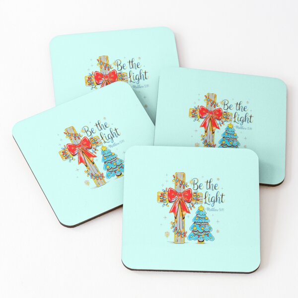 Item preview, Be the Light Christian Cross Christmas Matthew 5:14 designed and sold by creativerooney.