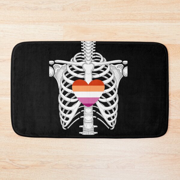 Item preview, Pride Ribcage Lesbian Pride for Lipstick Lesbian Flag designed and sold by Moxizz.