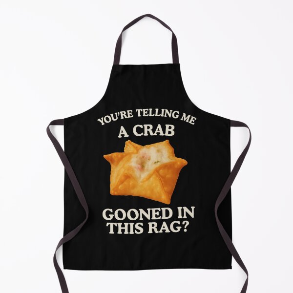 Item preview, Funny Crab Rangoon Meme – “You’re Telling Me a Crab Gooned in This Rag” Food Humor Quote designed and sold by love3617.