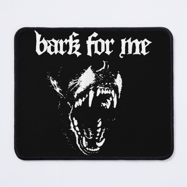 Item preview, Bark for Me Aggressive Dog Face with Scary Gothic Text designed and sold by NguboNorento.