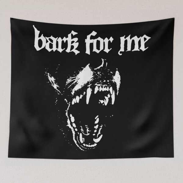 Item preview, Bark for Me Aggressive Dog Face with Scary Gothic Text designed and sold by NguboNorento.