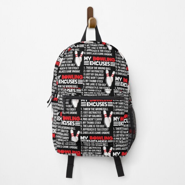 Item preview, My Bowling Excuses Funny Sport Bowler Team designed and sold by RosaliaAmber.