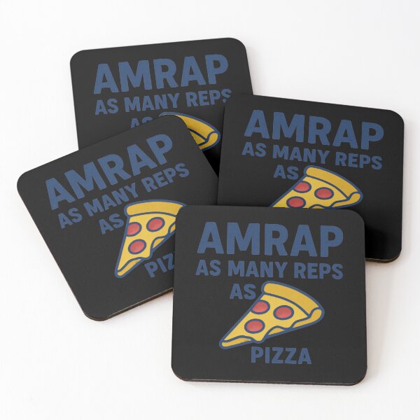 Item preview, AMRAP: The Pursuit of Repetition Equal to Pizza Desire designed and sold by Jason123za.