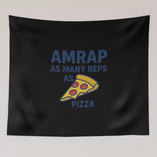 Item preview, AMRAP: The Pursuit of Repetition Equal to Pizza Desire designed and sold by Jason123za.