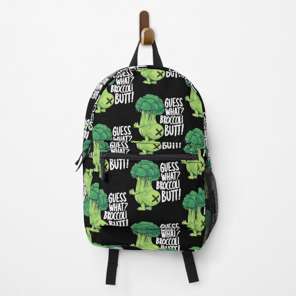 Item preview, Guess What Broccoli Butt Funny Vegan Meme Broccoli Joke designed and sold by JenniferJanice.