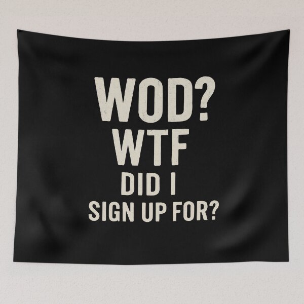 Item preview, The Exquisite Burden of the WOD: A Fitness Commitment Questioned designed and sold by Jason123za.