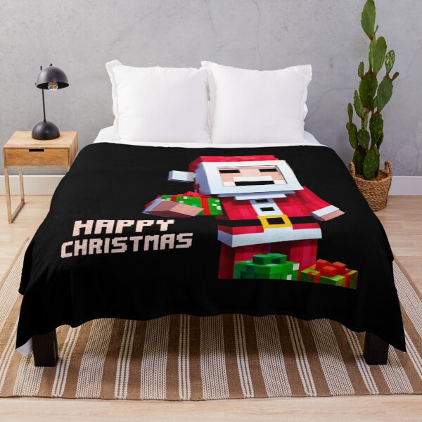Item preview, Gamer Santa Claus - Funny Blocky Pixel Art designed and sold by roofvirgeli.