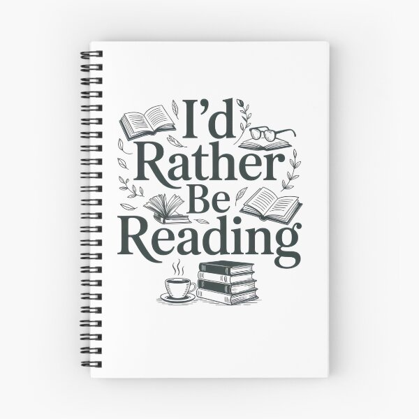 Item preview, i'd rather be reading  designed and sold by belladesign7.