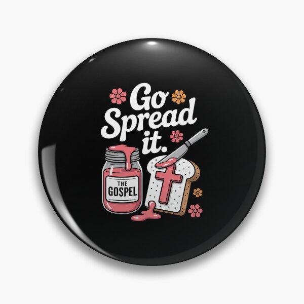 Item preview, Go Spread It Gospel PB&J Christian Bible Art designed and sold by SnackPAC.