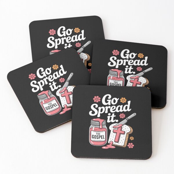 Item preview, Go Spread It Gospel PB&J Christian Bible Art designed and sold by SnackPAC.