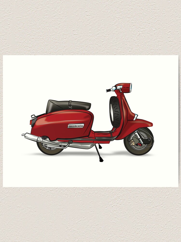 Alternate view of Red Lammy - By Collibosher Art Print