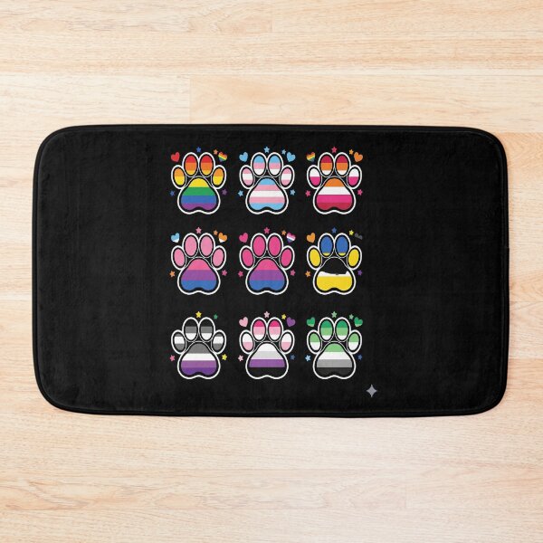 Item preview, Rainbow Paw Prints Gay Pride Pet Dog Cat Owner Lover Men Women designed and sold by Moxizz.
