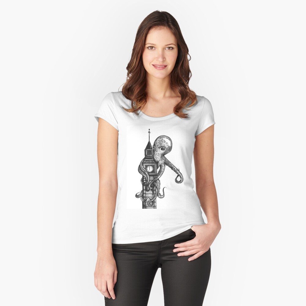 Item preview, Fitted Scoop T-Shirt designed and sold by ArtByFreya.