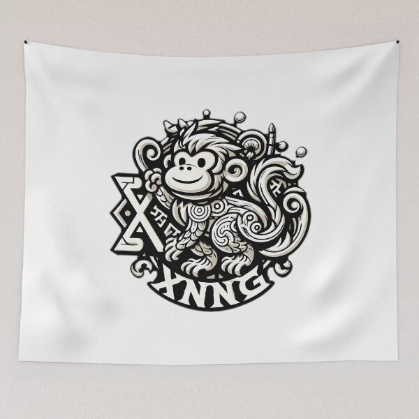 Item preview, xing xing monkey designed and sold by NCNGDESIGN.