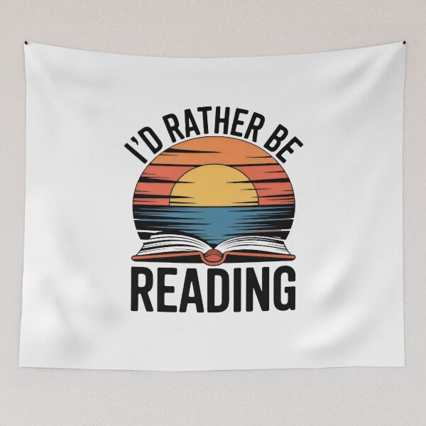 Item preview, i'd rather be reading  designed and sold by belladesign7.