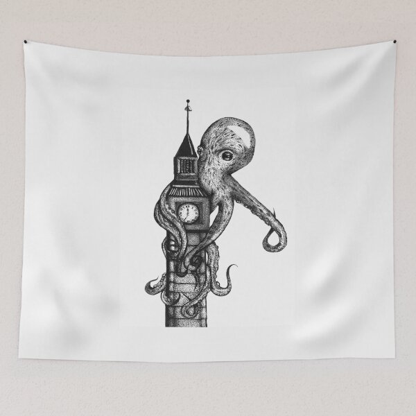 Item preview, Octopus in London designed and sold by ArtByFreya.