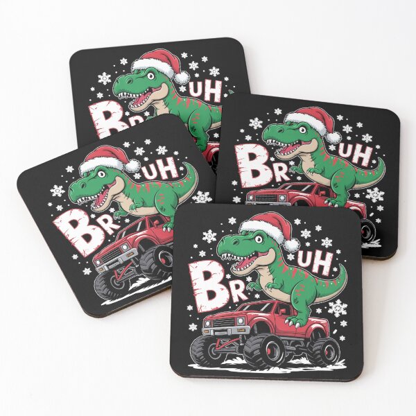 Item preview, Funny T-Rex Monster Truck Christmas Cartoon Design designed and sold by love3617.