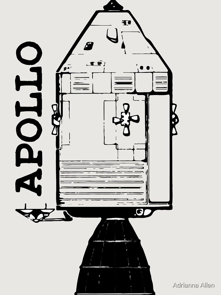 Thumbnail 6 of 6, Premium Oversized Hoodie, Apollo Command Service Module designed and sold by Adrianna Allen.