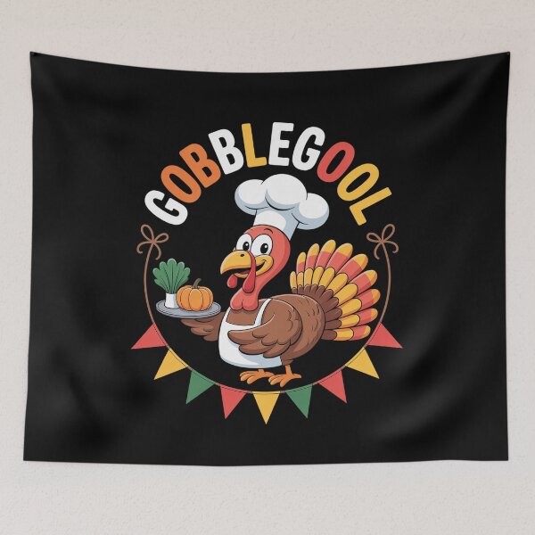 Item preview, Gobblegool Thankful Turkey Day Thanksgiving Fall Autumn designed and sold by LittleDame.