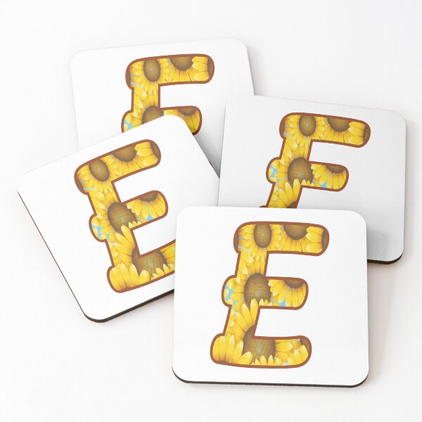 Item preview, Letters, flowers,E designed and sold by Sujinthaiart.