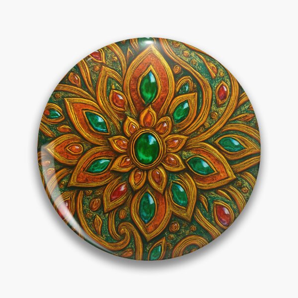 Item preview, Golden Emerald Bloom designed and sold by 2025dav.