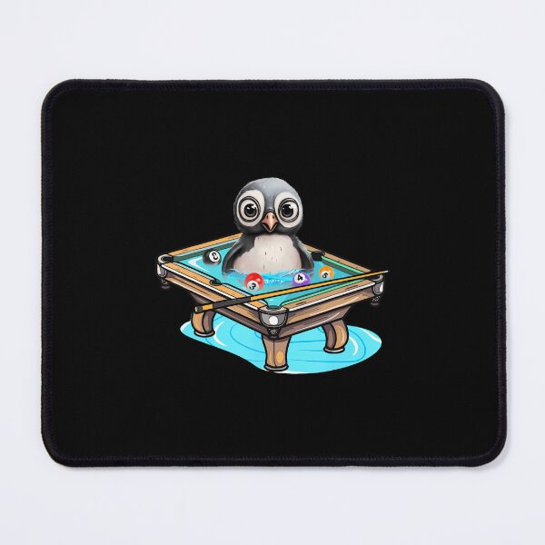 Item preview, Billiards Penguin Hustler Pool Snooker Playing Pool Games designed and sold by AdellBridgett.