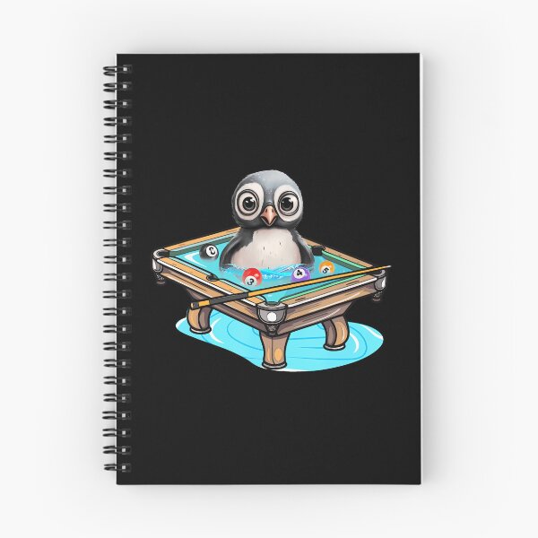 Item preview, Billiards Penguin Hustler Pool Snooker Playing Pool Games designed and sold by AdellBridgett.