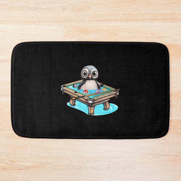 Item preview, Billiards Penguin Hustler Pool Snooker Playing Pool Games designed and sold by AdellBridgett.