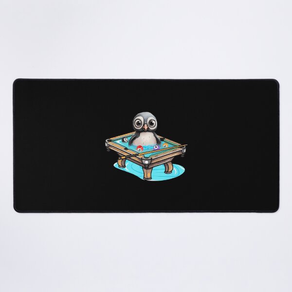 Item preview, Billiards Penguin Hustler Pool Snooker Playing Pool Games designed and sold by AdellBridgett.