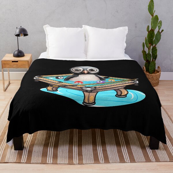 Item preview, Billiards Penguin Hustler Pool Snooker Playing Pool Games designed and sold by AdellBridgett.