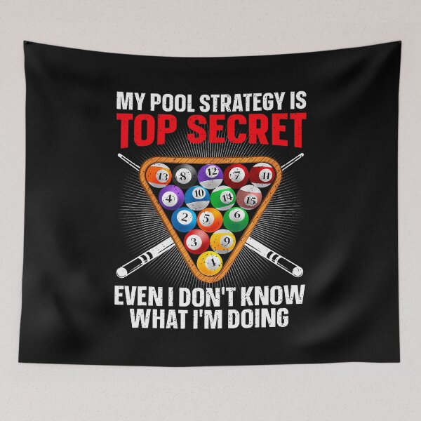 Item preview, Funny Pool Player Design For Men Women 8 Ball Billiard Lover designed and sold by DeannaAntoin.